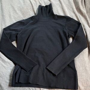 Tribal Black Cowl Neck Sweater